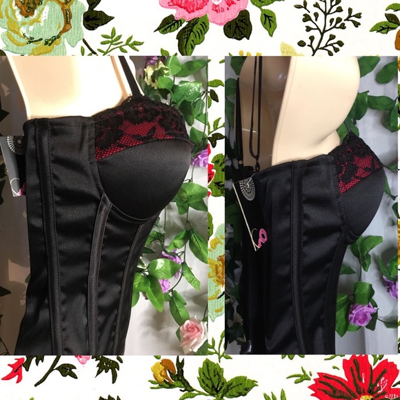 *Pure Hype* BNWT Style 28139PZ1-1-4 Bustier/Corset - Picture 4 of 12